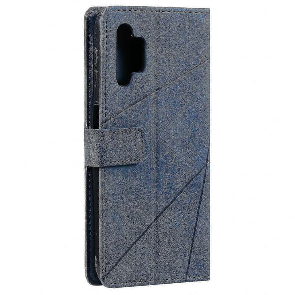Till Samsung Galaxy A32 5g Läderfodral Blue