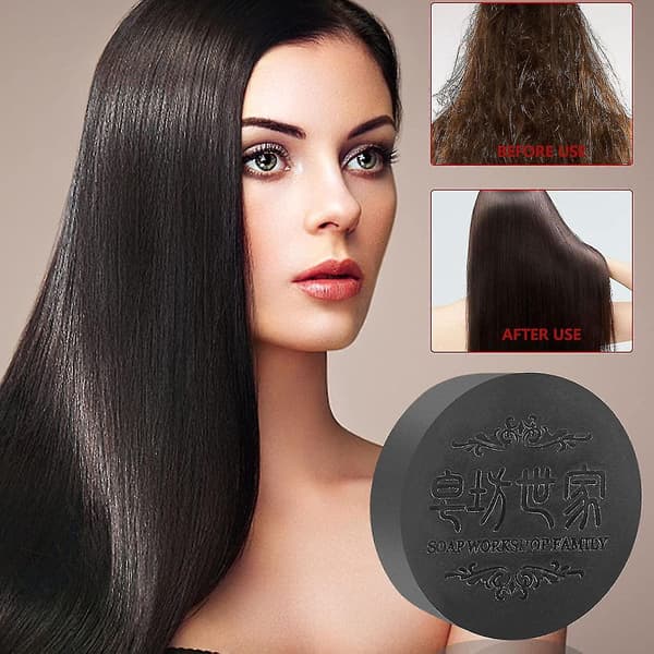 Polygonum Sæbe Hårvækst, Sort & Tykt Hår Fallopia Multiflora Shampoo Bar Polygonum Shampoo Sæbe, Polygonum Ekstrakt Shampoo Renser Dybt H 1PC