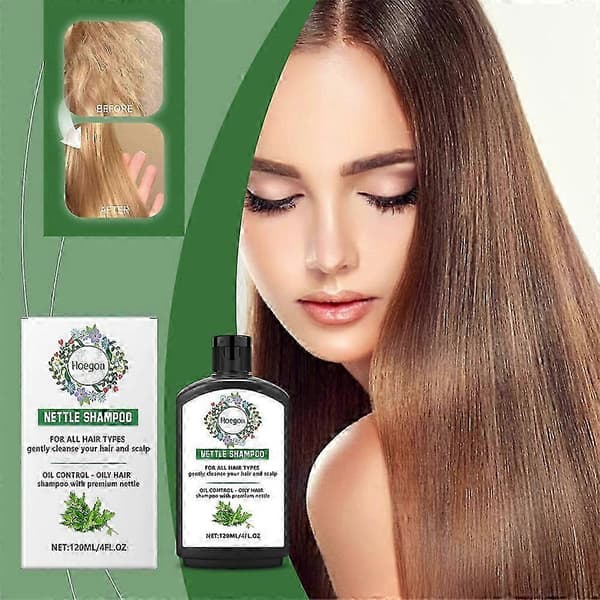 100% økologisk nældeekstrakt hårshampoo~A 2 pcs