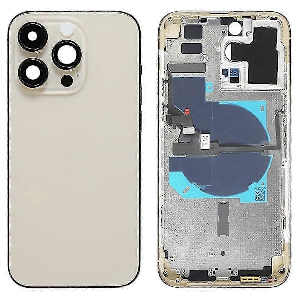 Til iPhone 14 Pro Max Bagcover CE EU Version Gold