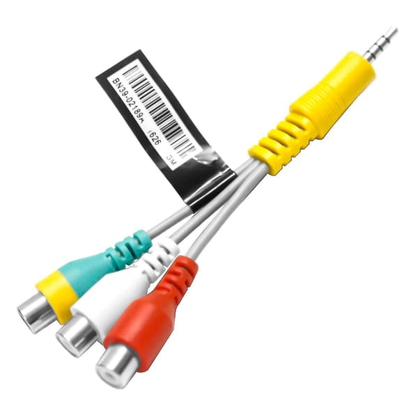 Video AV-komponentadapterkabel for Samsung TV - RCA til AV-inngangsadapter