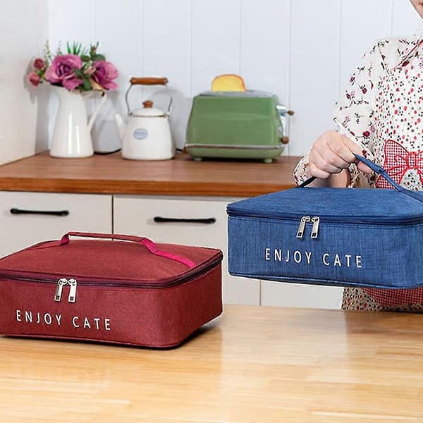 Bento Bag Matboks Isolerende pose blå blue L
