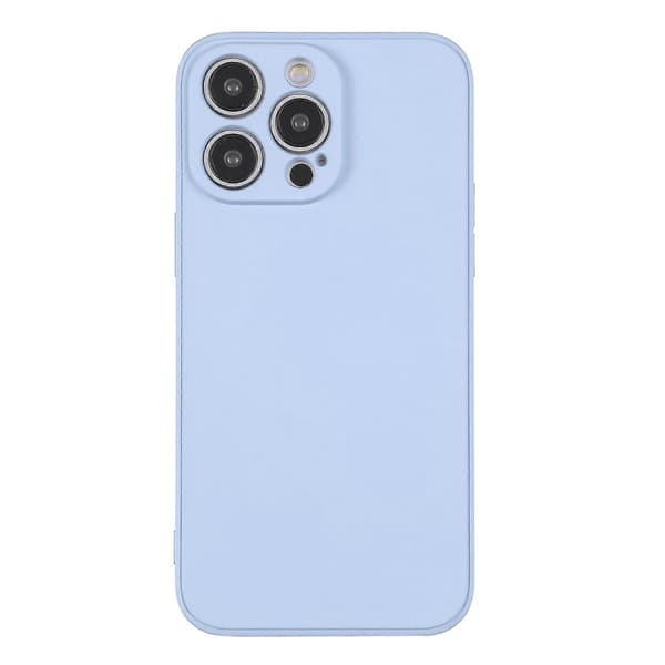 Silikoninen puhelinkotelo iPhone 14 Prolle Light Blue