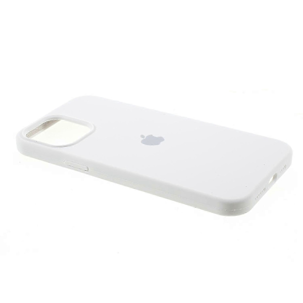 Silkeblød Solid Silikone Cover til iPhone 12 Mini White