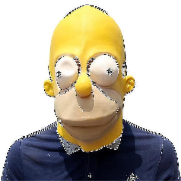 Simpson Naamio Halloween Lateksinaamio