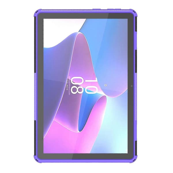 Dekktekstur TPU+PC-deksel til Lenovo Tab M10 3. generasjon Mavi Purple