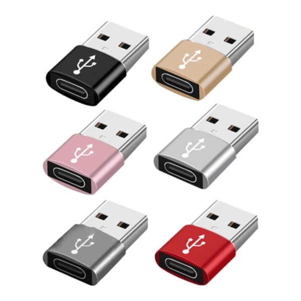 Laadukas USB-C–USB-sovitin – metallinen kulta 4