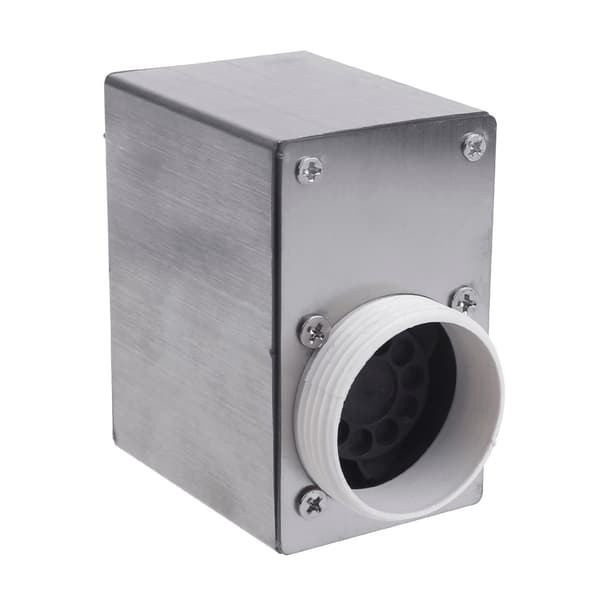Rustfrit stål 12V blæser justerbar hastighed AC100V-240V US strømadapter