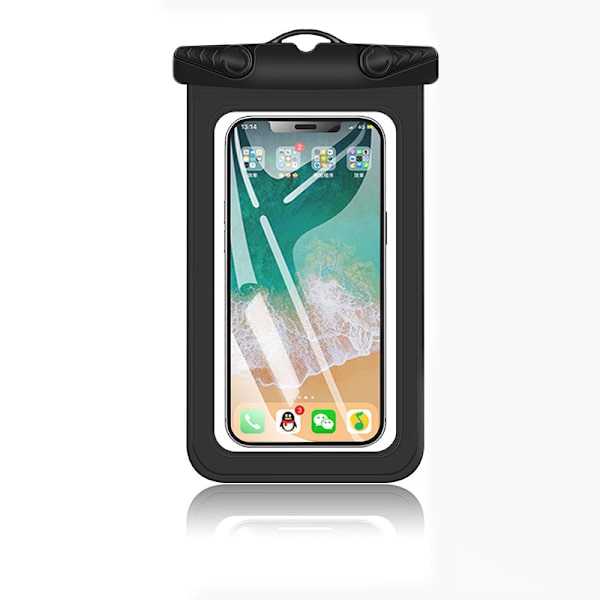 Vanntett mobildeksel, 7 tommer Black