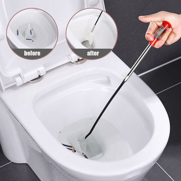 Avloppsrensare med klo Silver Silver L