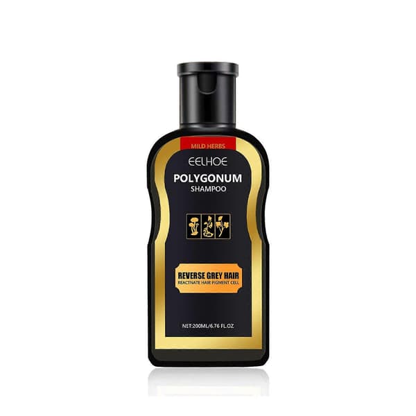 2 stk. Polygonum multiflorum shampoo sort hårpleje shampoo ren nærende blød
