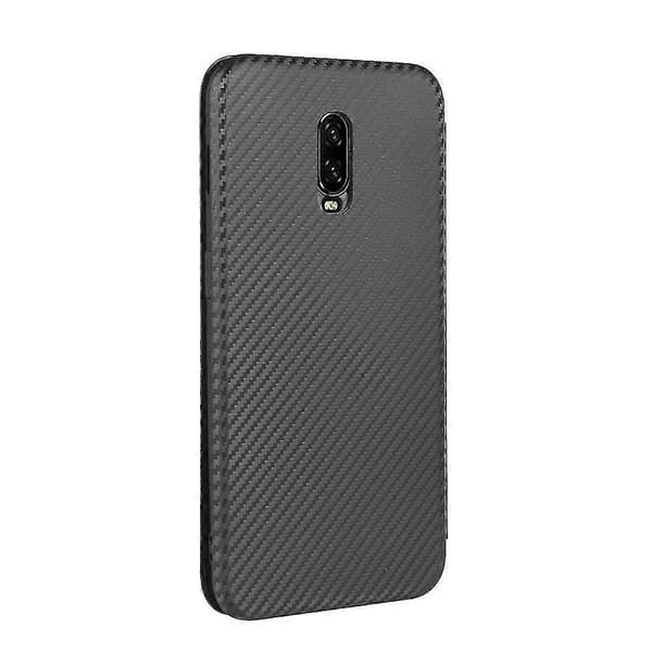 Karbonfiber Leather Case for OnePlus 6T Black