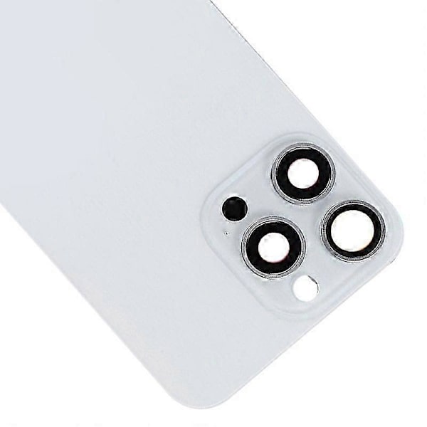 Glas Batteri Baksida för iPhone 15 Pro White