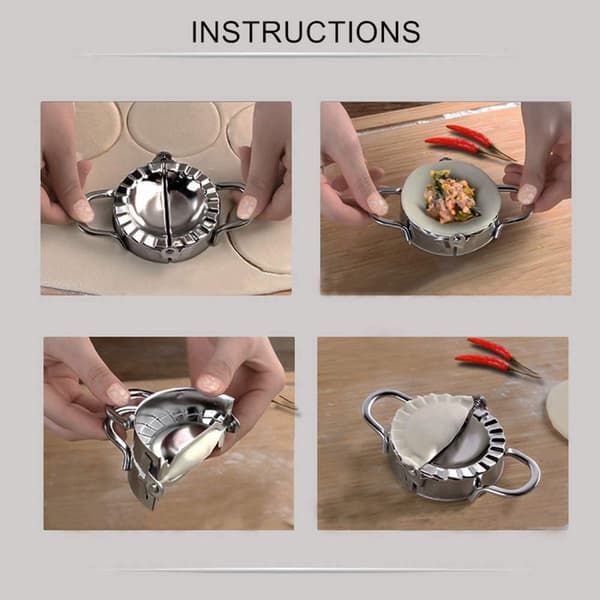 Form for dumpling / ravioli / pierogies rustfritt stål