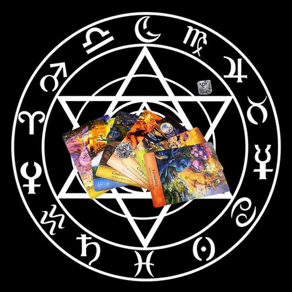 Dowsing Divination Metafysisk Bräda Sammet Brädspel Duk Kortmatta D