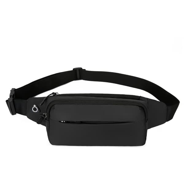 Lærred Bæltetaske Black