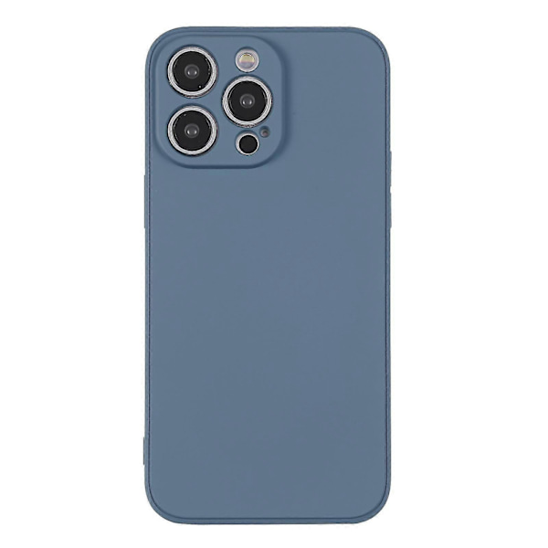 Silikondeksel til iPhone 14 Pro Grey Blue