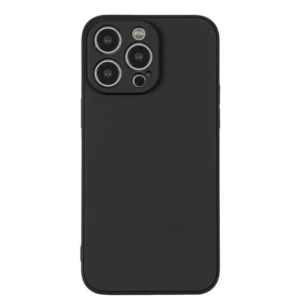 Silikoninen puhelinkotelo iPhone 14 Prolle Black