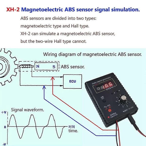 Xh-2 Auto Køretøjssignalgenerator Bil Hall Sensor Og Krumtapaksel Positionssensor Signal Simulator