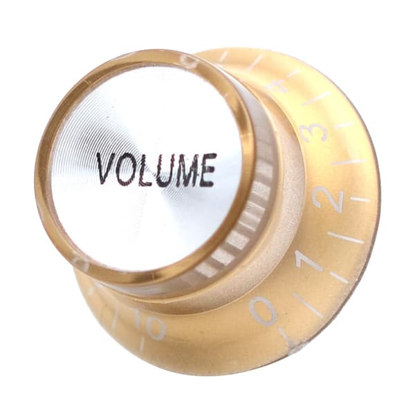 Volymton Potentiometer Rattar Elgitarr Hastighetskontrollratt för LP S Gold Tone 0.01