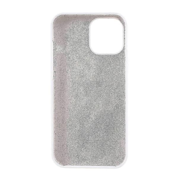 Silkemykt solid silikondeksel til iPhone 12 Mini White