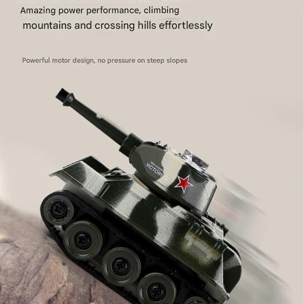 MINI RC Tankbil Trådløs Fjernkontroll Ladeleke Modellbil Barnepresenter (FMY) D