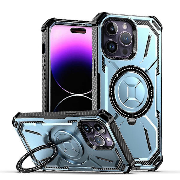 Armor Holder-telefondeksel til iPhone 14 Pro Blue