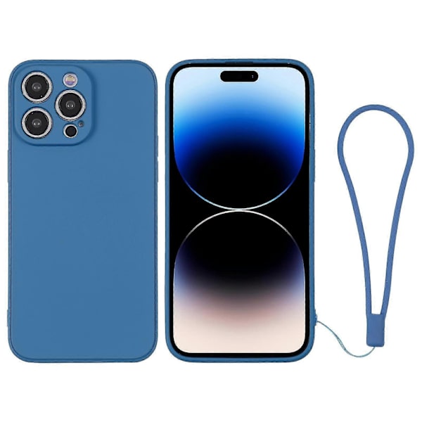Silikontelefondeksel til iPhone 14 Pro til iPhone 14 Pro Blue