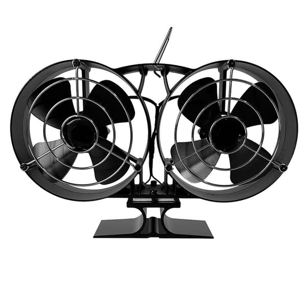 Varmedrevet Brændeovnsventilator til Åbne Pejse - Effektiv Varmefordeling