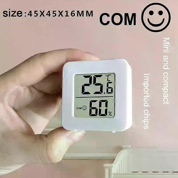 1PC Mini LCD Digital Termometer Hygrometer Sovrum Hem Elektronisk Mätare Väderstation Inomhus Elektronisk Temperaturdisplay A 3PC