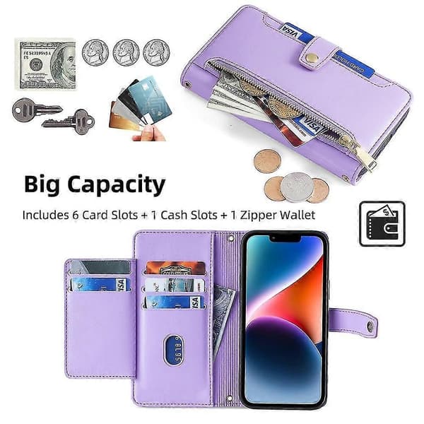 PurpleZipper Pung Etui til Galaxy S22 5G