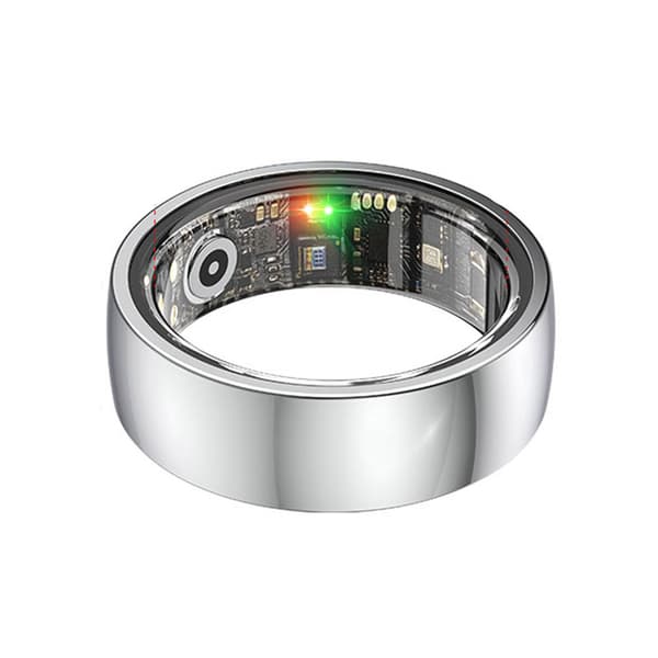 Smart Ring R1000 – Søvnmonitor, Bluetooth 5.0, Blodiltmåler Sølv Silver 10