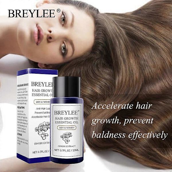 1-3PCS Breylee Hårvård Anti-håravfall Eterisk Olja Hårvård 20ml 1PC