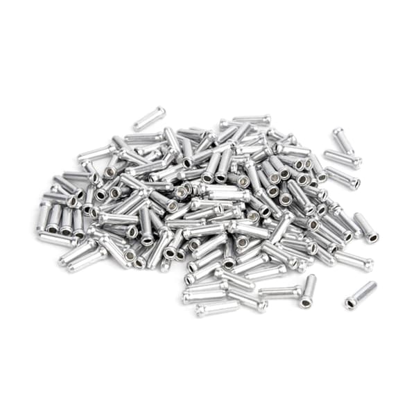 100 stk. kabelender i aluminiumslegering, kabelrør til cykler, bremsekabelender