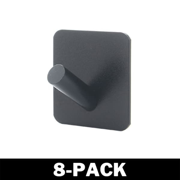 Tyylikäs pyyhekoukku - Helppo kiinnittää - Musta 96 4-Pack