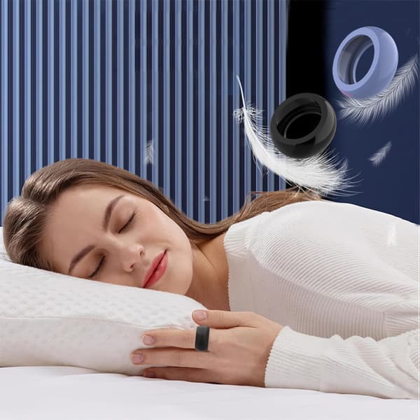 Stötsäkert silikonskydd för Oura Ring Gen 3 Svart Black S