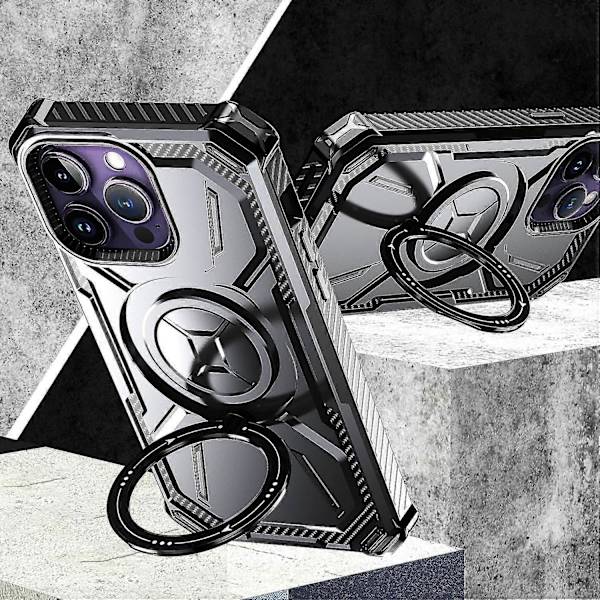 Armor Holder-telefondeksel til iPhone 14 Pro Black