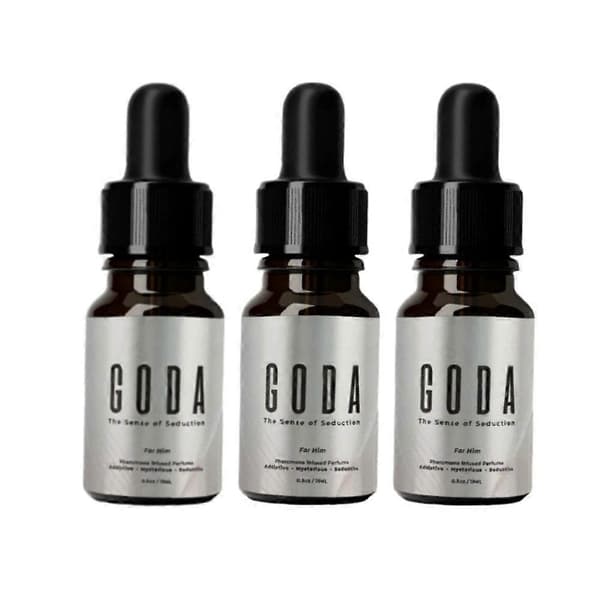 3PCS Goda Feromonparfym för män 15ml Fräsch Långvarig Köln
