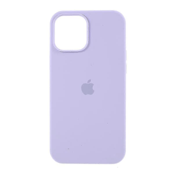 Silkeslen mjuk solid silikonskal för iPhone 12 Mini-fodral Light purple