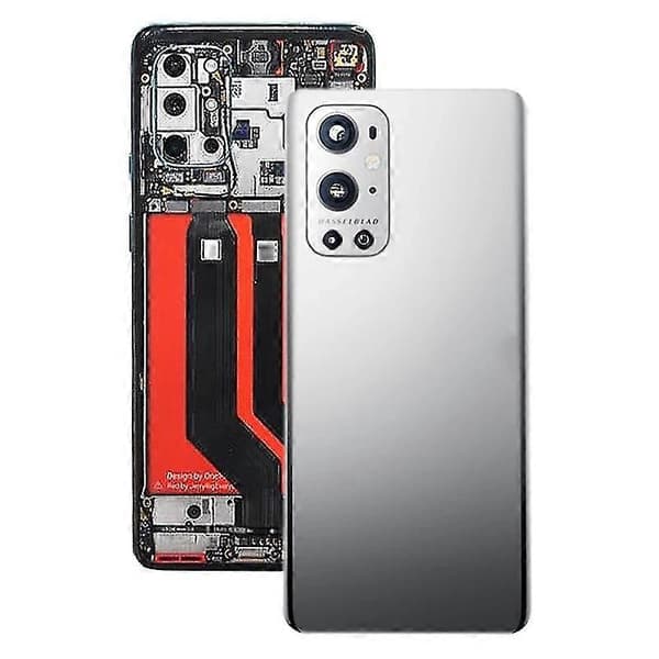Batteribaksida med kameralins för OnePlus 9 Pro Silver