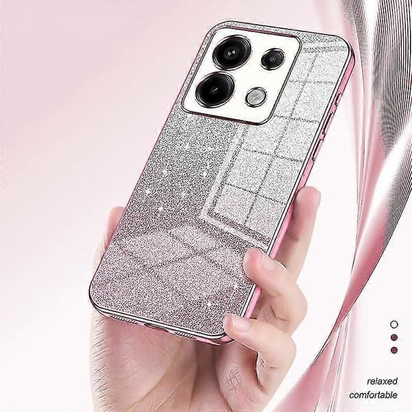 Glitter Skal för Xiaomimi Note 13 Pro 5G med Exakta Utskärningar, TPU Mobilskal, påskpresent