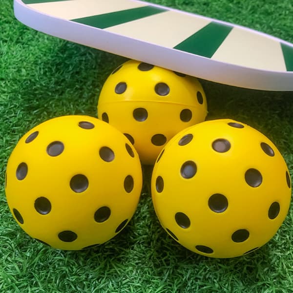 Stille skum pickleballs bløde træningsbolde lydreducerende bløde pickleballs