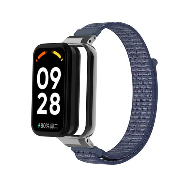 Nylon klokkerem til Xiaomi Redmi Band 2/8 Active Dark blue