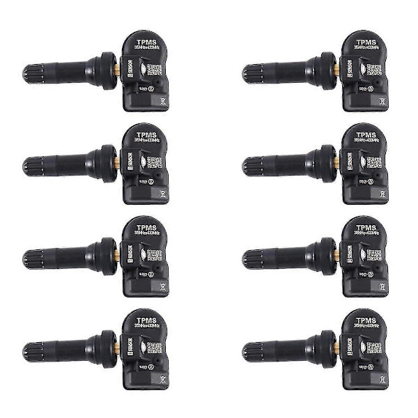 8X Programmerbar MX Sensor 315MHZ+433MHz 2i1 Dæktrykssensor Overvågningssystem Universal Redigerbar