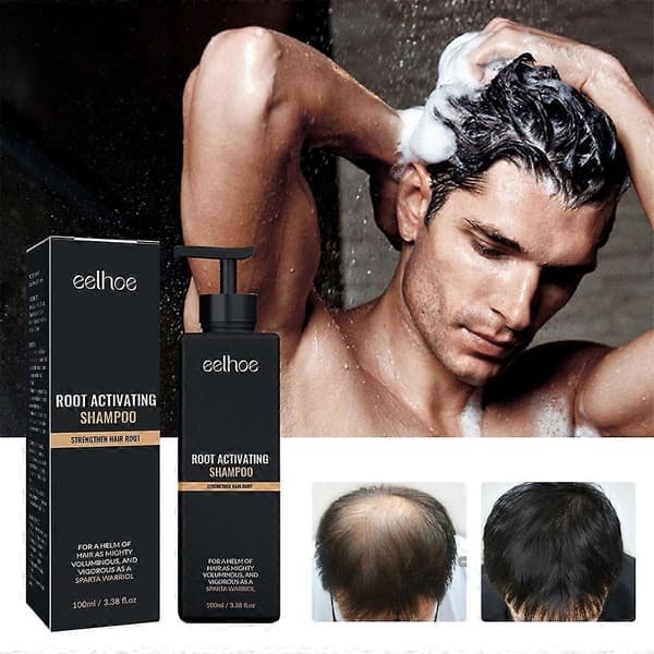 Kraftfuld hårplejeshampoo Forebygger hårtab Behandling til mænd Reparationsshampoo Hårpleje