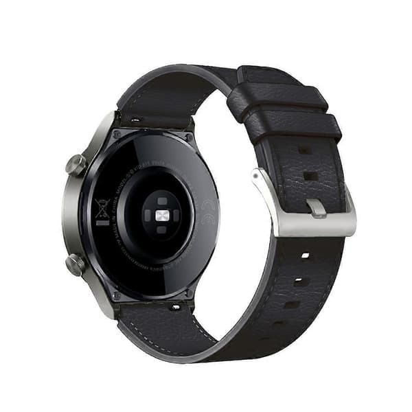 Lærreim til Huawei Watch GT2 Pro Black
