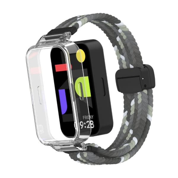 Redmi Band 3/9 Active armbånd i nylon med magnetisk spenne Grey