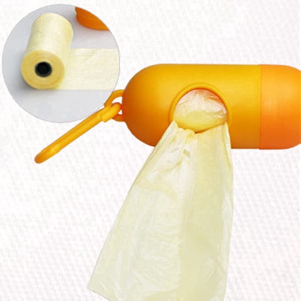 Bærbar avfallspose for bleier, søppelposer for reiser (FMY) random