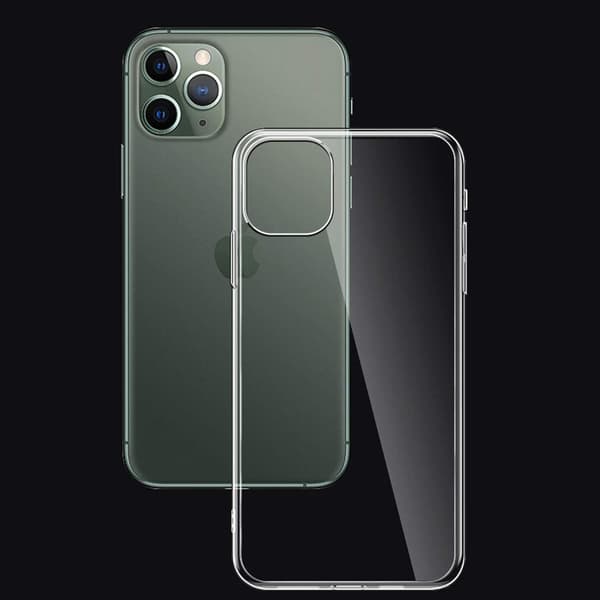 Läpinäkyvä kuori iPhone 11 Pro Max Läpinäkyvä TPU 48 3-Pack