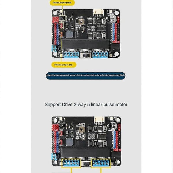 Driver Board Utvidelseskort Grafisk Kompatibel Python Programmering Microbit Drive Board (vertikal Plugg)-dt